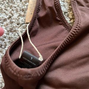 Skims Swim Nwt Skims Cocoa Swim Tank Bikini Top Poshmark
