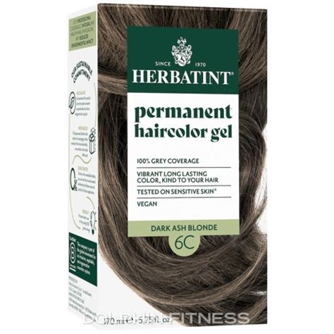 Herbatint Permanent Haircolour Gel 170 Ml 6C Dark Ash Blonde