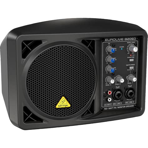 Behringer EUROLIVE B205D Active PA/Monitor Speaker Black | Musician's ...
