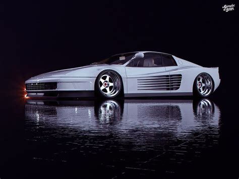 Ferrari Testarossa Miami Vice La Versione In Chiave Moderna Ipotizzata