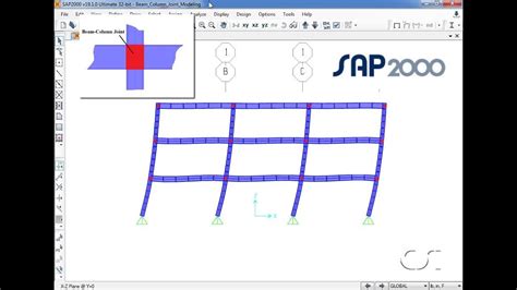 SAP2000 33 Modeling Beam Column Joint Flexibility Watch Learn