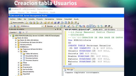 Creaci N De Bases De Datos En Sql Server Pptx