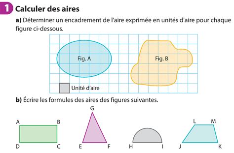 Calcul intégral Pour prendre un bon départ n1 Calculer des aires