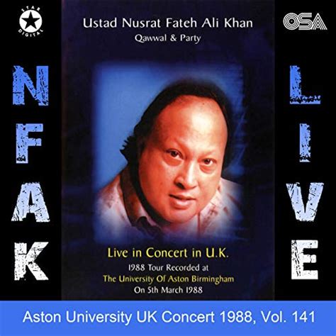 Amazon Co Jp Aston University UK Concert 1988 Vol 141 Ustad Nusrat