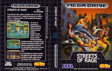 Streets Of Rage Mega Drive Tectoy