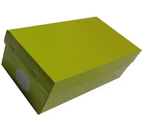 Rectangular Plain Slippers Corrugated Packaging Box Size LXWXH Inches