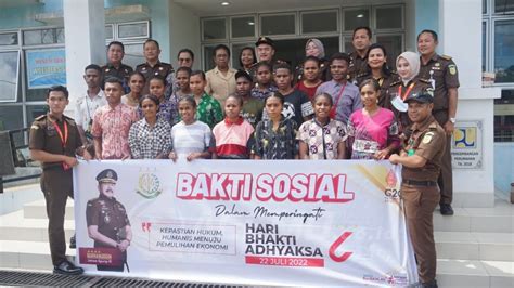 Rangkaian Hba Ke Kejati Papua Barat Baksos Ke Spgj Laharoi Anday