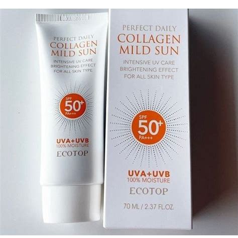 Kem Ch Ng N Ng Ecotop Perfect Daily Collagen Mild Sun Spf Pa Ml