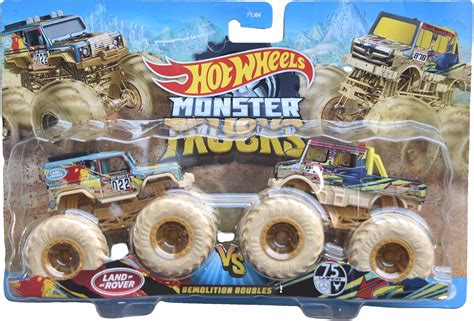 Buy Hot Wheels Monster Trucks Land Rover Vs 75 Unimog Online At Lowest Price In Ubuy India