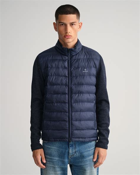 Gant Men S Mixed Media Light Padded Jacket Gant