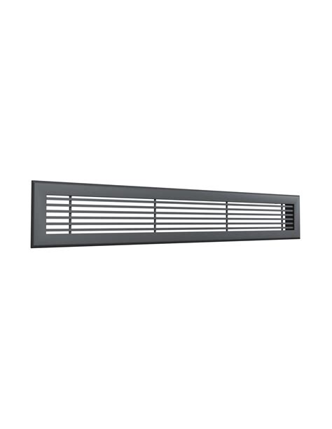 Baillindustrie Grille Soufflage Lin Aire Anthracite X Mm