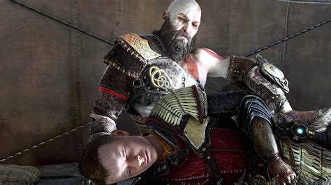 Kratos Father Moment Kratos Tells One Final Bedtime Story For His Son