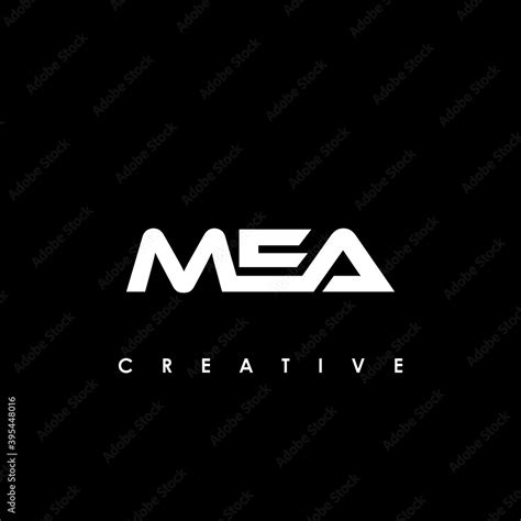 MEA Letter Initial Logo Design Template Vector Illustration Stock Vector | Adobe Stock