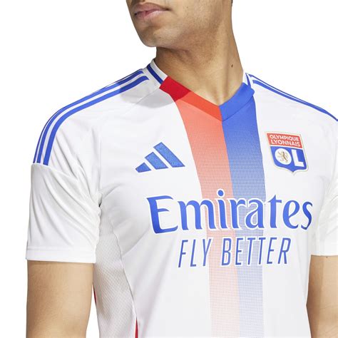 Adidas Olympique Lyonnais Home Shirt Adults White