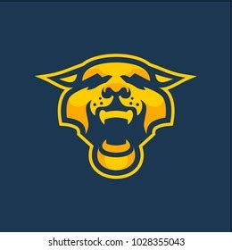 Panthers Roar Mascot Logo Stock Vector (Royalty Free) 1028355043 ...