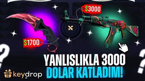 ENVANTERİMDEKİ İTEMLERİ SATARAK 3000 DOLAR KATLADIM KEYDROP YouTube