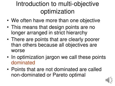 Ppt Introduction To Multi Objective Optimization Powerpoint Presentation Id1818306