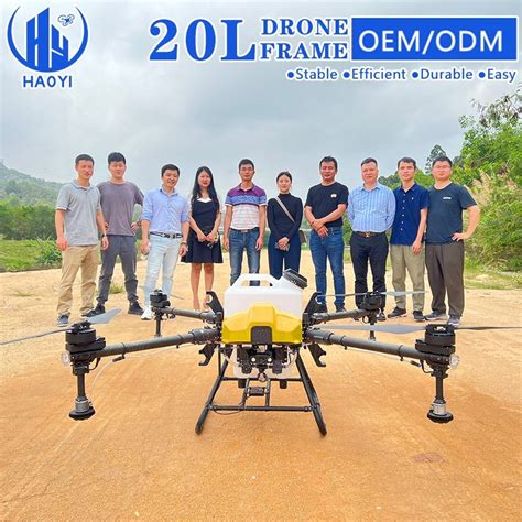 20L Agriculture Drone Frame 4 Axis Agricultural Orchard Spraying