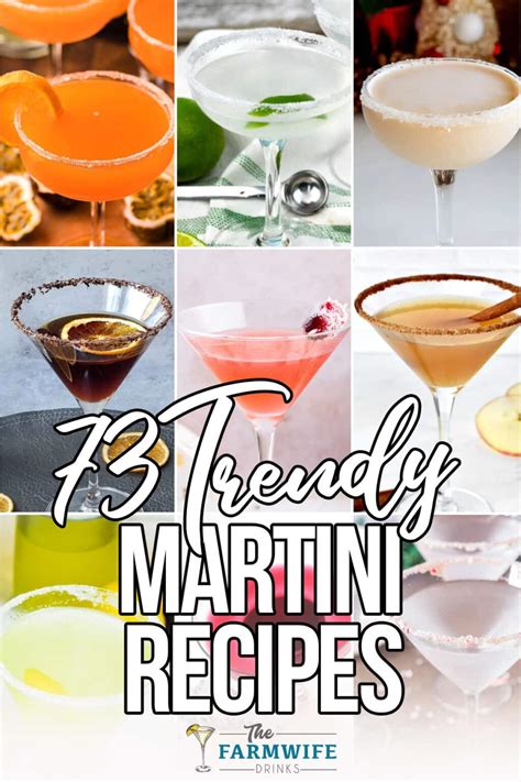 73 Trending Martini Recipes