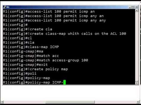 Gns Cisco Configure Limit Rate Icmp Youtube