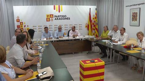 El Partido Aragonés Acuerda Concurrir A Las Elecciones Generales Del 23