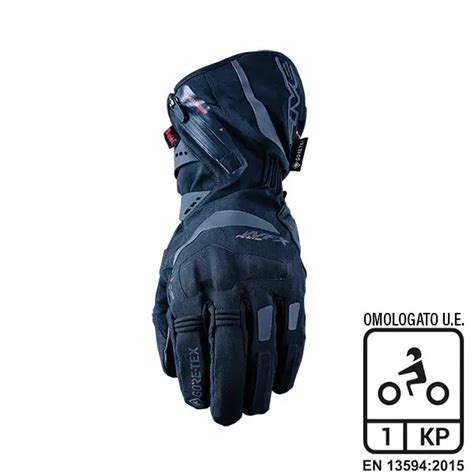 Guanti Moto Five Wfx Prime Goretex Nero Guanti Invernali Guanti