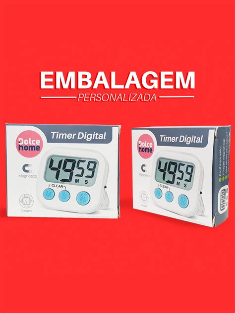 Comprar Timer Cronômetro Digital Alarme Sonoro Cozinha Dolce Home R