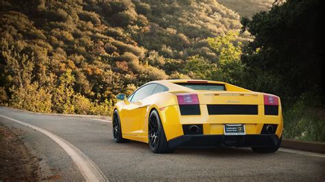 Fondos De Pantalla Veh Culo La Carretera Amarillo Lamborghini