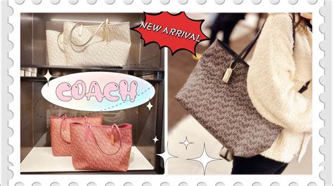 NEW ARRIVAL City Tote With Coach Monogram Print Coach Outlet Bags