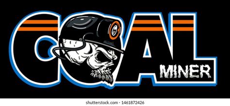 Coal Miner Logo Team Design Skull Stock Vector (Royalty Free ...