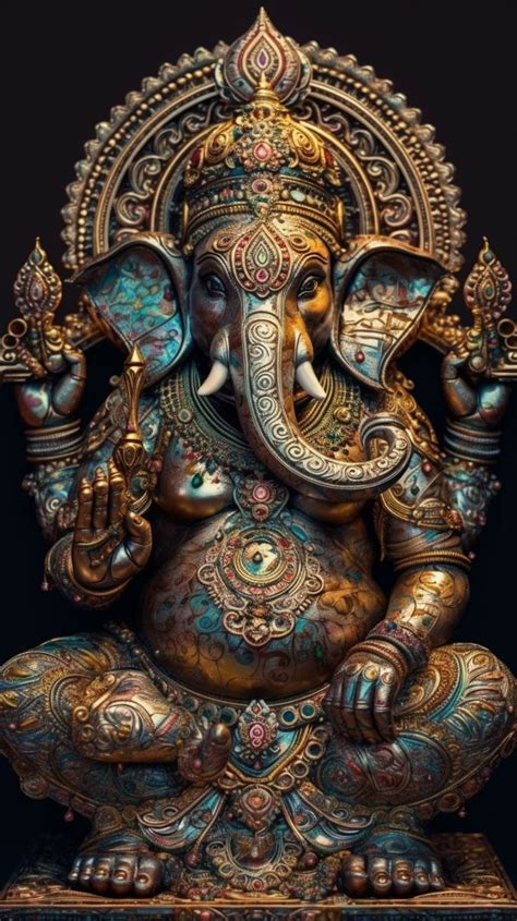 Ganesha Created With AI By Amanda Church Arte Ganesha Sri Ganesh