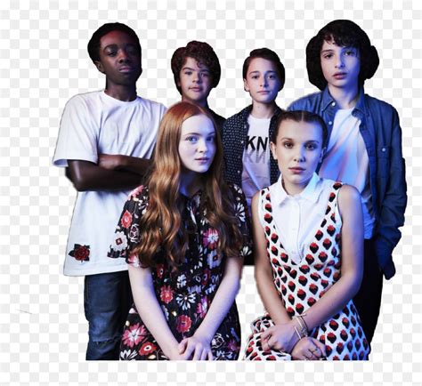 Stranger Things Cast Comic Con 2017, HD Png Download - vhv