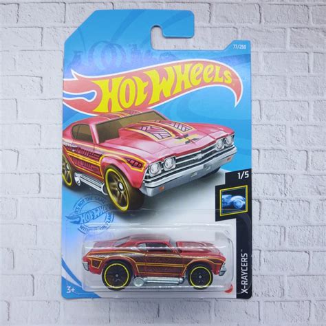 Jual HOT WHEELS 1969 CHEVELLE MERAH HW X RAYCERS BASE BESI Shopee Indonesia