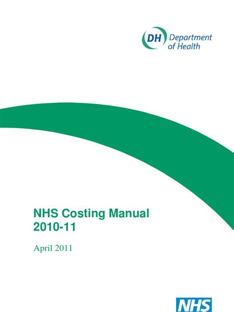 nhs cost manual national health service patient