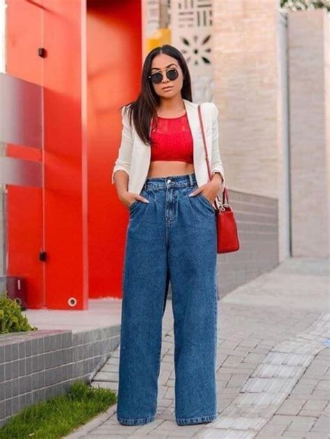 10 looks calça wide leg Grandes Mulheres