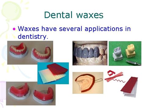 Dental Waxes Prepared By Dental Materials Department Yenepoya