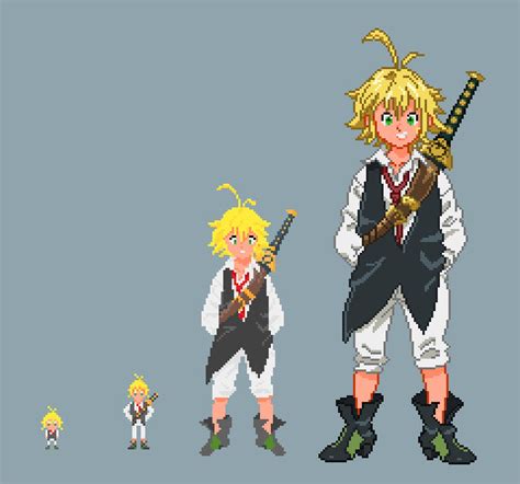 Meliodas Pixel Art