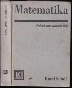 Matematika P Ehled U Iva Z Kladn Koly Karel Kindl St Tn