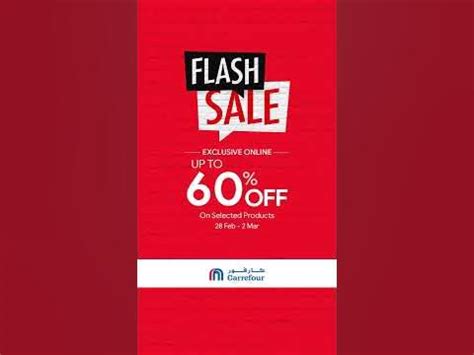 Carrefour Lebanon: Flash Sale Up To 60% Off - YouTube
