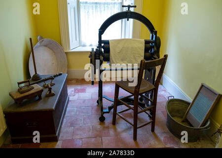 Old Iron Clothes Mangle Stock Photo Alamy