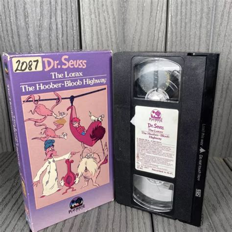 Dr Seuss The Lorax And Hoober Bloob Highway Vhs Video Tape Buy 2 Get 1