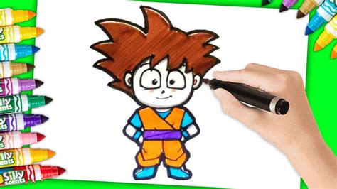 How To Draw Goku Easy Goku Drawing Easy Full Body Goku Drawing Youtube