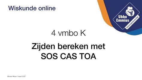 SOS CAS TOA Zijden YouTube