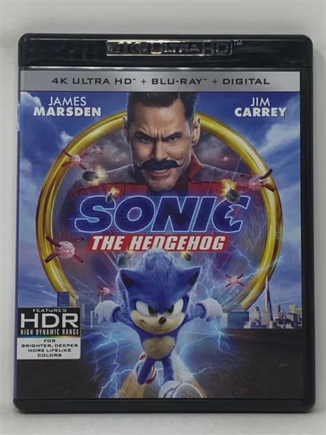 Sonic The Hedgehog K Ultra Hd Blu Ray Digital New W Comic