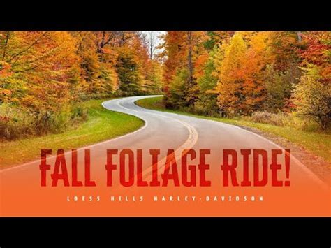 Fall Foliage Ride Loess Hills Harley Davidson YouTube