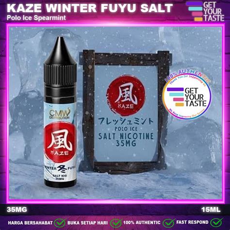 Jual Liquid Kaze Winter Fuyu Salt Nic Ml Polo Ice By Cmw Shopee