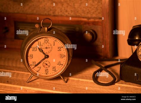 Old Alarm Clock Stock Photo Alamy