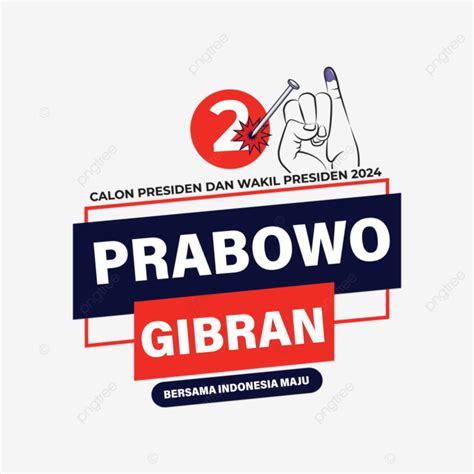 Prabowo Gibran Logo Vector Indonesian Election Day Prabowo Gibran