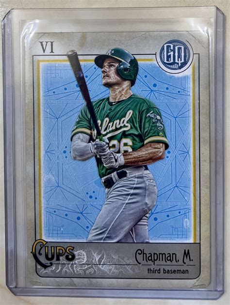 MATT CHAPMAN 2021 TOPPS GYPSY QUEEN CUPS TAROT OF THE DIAMOND A S