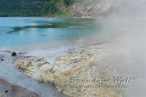 Trekking to Taal Volcano Crater - Freedom Wall